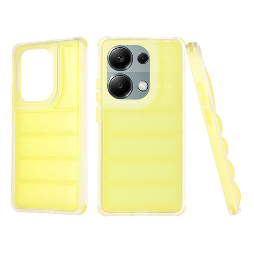 Husa pentru Xiaomi Redmi Note 13 Pro 4G, Techsuit Wave Shield, galben