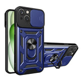 Husa pentru iPhone 15 Plus, Techsuit CamShield Series, albastru