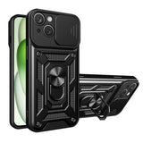 Husa pentru iPhone 15 Plus, Techsuit CamShield Series, albastru