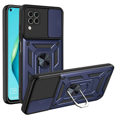 Husa pentru Huawei P40 Lite, Techsuit CamShield Series, albastru