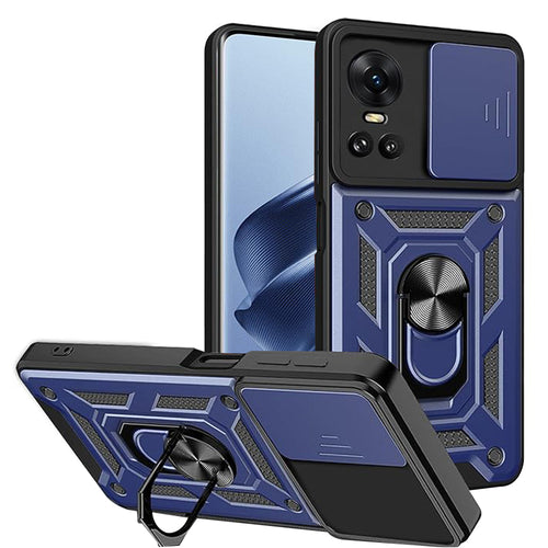 Husa pentru OPPO Reno10, Techsuit CamShield Series, albastru