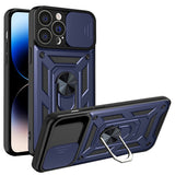 Husa pentru iPhone 14 Pro Max, Techsuit CamShield Series, albastru