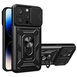 Husa pentru iPhone 14 Pro Max, Techsuit CamShield Series, albastru