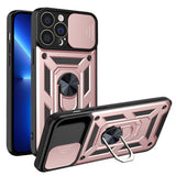 Husa pentru iPhone 13 Pro, Techsuit CamShield Series, roz