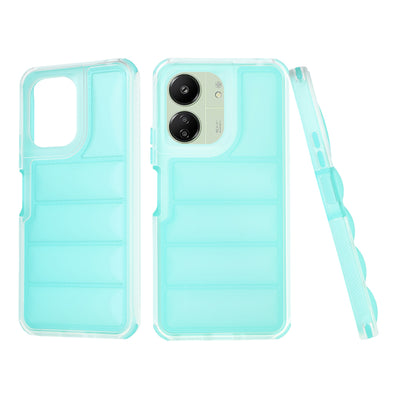 Husa pentru Xiaomi Redmi 13C 4G, Techsuit Wave Shield, turcoaz