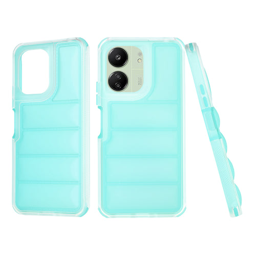 Husa pentru Xiaomi Redmi 13C 4G, Techsuit Wave Shield, turcoaz
