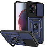 Husa pentru Motorola Edge 30 Ultra, Techsuit CamShield Series, albastru