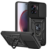 Husa pentru Motorola Edge 30 Ultra, Techsuit CamShield Series, albastru