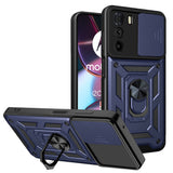 Husa pentru Motorola Edge 30, Techsuit CamShield Series, albastru