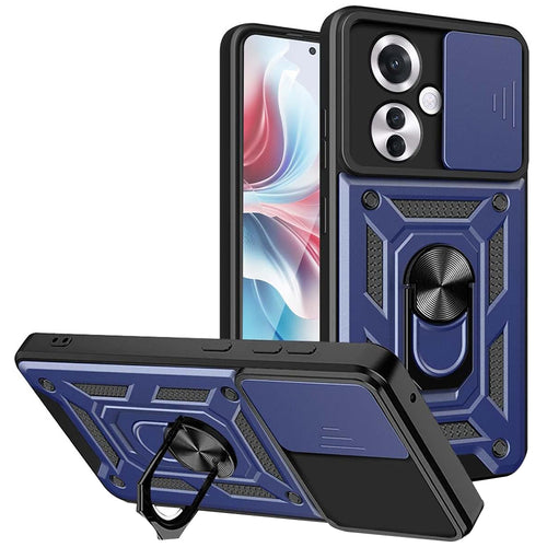 Husa pentru OPPO Reno11 F, Techsuit CamShield Series, albastru