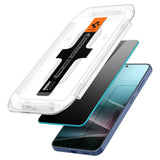 Folie de protectie pentru Samsung Galaxy S24, Spigen (2 pack) Glas.tR EZ-FIT HD (AGL09308)