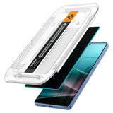 Folie de protectie pentru Samsung Galaxy S25 Ultra, Spigen (2 pack) Glas.tR EZ-FIT HD (AGL09335)