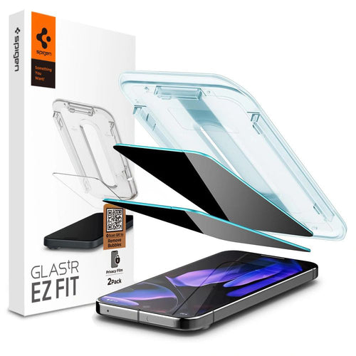 Folie de protectie pentru Google Pixel 9 Pro XL, Spigen (2 pack) Glas.tR EZ-FIT (AGL09313)