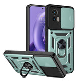 Husa pentru Motorola Edge 30 Neo, Techsuit CamShield Series, albastru