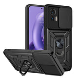 Husa pentru Motorola Edge 30 Neo, Techsuit CamShield Series, albastru