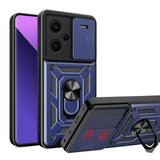 Husa pentru Xiaomi Redmi Note 13 Pro+ 5G, Techsuit CamShield Series, albastru