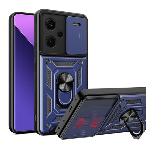 Husa pentru Xiaomi Redmi Note 13 Pro+ 5G, Techsuit CamShield Series, albastru