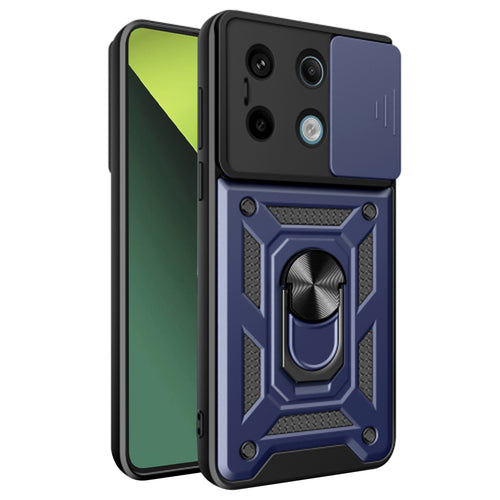 Husa pentru Xiaomi Redmi Note 13 Pro 5G, Techsuit CamShield Series, albastru