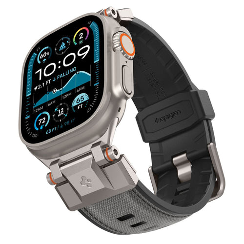 Curea pentru Apple Watch 6 44mm, Spigen DuraPro Armor (AMP09104), gri