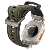 Curea pentru Apple Watch 6 44mm, Spigen DuraPro Armor (AMP09102), verde