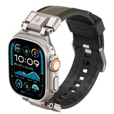Curea pentru Apple Watch 6 44mm, Spigen DuraPro Armor (AMP09102), verde