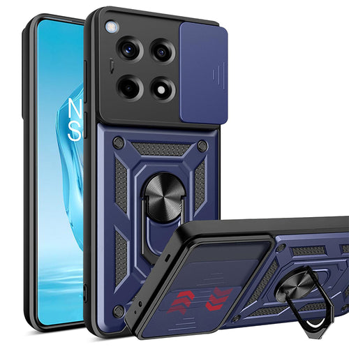 Husa pentru OnePlus 12R, Techsuit CamShield Series, albastru
