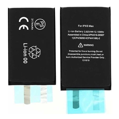 OEM Smartphone Battery (18524), without Flex-Cable, iPhone XS Max, 3174mAh, Negru