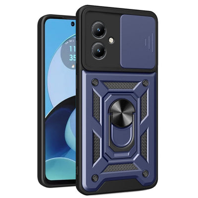 Husa pentru Motorola Moto G14, Techsuit CamShield Series, albastru