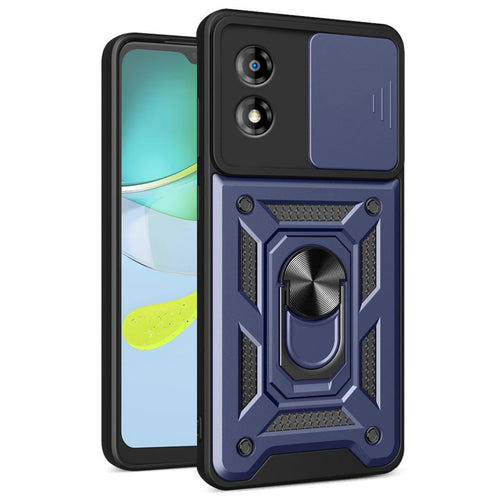 Husa pentru Motorola Moto E13, Techsuit CamShield Series, albastru