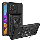 Husa pentru Samsung Galaxy A21s, Techsuit CamShield Series, albastru