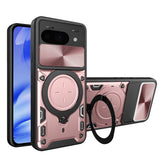 Husa pentru Google Pixel 9a, Techsuit CamGuard Pro, roz auriu