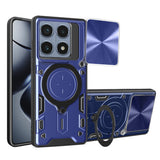 Husa pentru Xiaomi 14T Pro, Techsuit CamGuard Pro, albastru