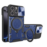 Husa pentru iPhone 16 Pro Max, Techsuit CamGuard Pro, albastru