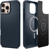 Husa pentru iPhone 16 Pro Max, Spigen Thin Fit MagSafe (ACS07980), albastru inchis