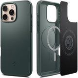 Husa pentru iPhone 16 Pro Max, Spigen Thin Fit MagSafe (ACS07981), verde inchis