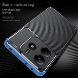 Husa pentru Xiaomi Redmi Note 14 4G (Regional), Techsuit CarbonFiber, negru