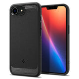 Husa pentru iPhone 16e, Spigen Rugged Armor MagSafe (ACS09152), negru