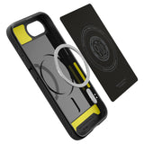 Husa pentru iPhone 16e, Spigen Rugged Armor MagSafe (ACS09152), negru
