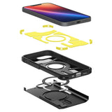 Husa pentru iPhone 16e, Spigen Tough Armor MagSafe (ACS09137), negru