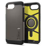 Husa pentru iPhone 16e, Spigen Tough Armor MagSafe (ACS09136), cenusiu