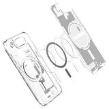 Husa pentru iPhone 16e, Spigen Ultra Hybrid Zero One MagSafe (ACS09142), alb