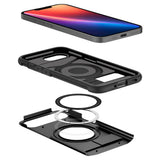 Husa pentru iPhone 16e, Spigen Slim Armor MagSafe (ACS09129), negru