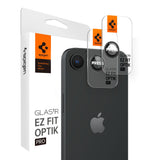 Folie de protectie pentru iPhone 16e, Spigen (2 pack) Optik.tR EZ Fit Pro Camera Glass (AGL09279)