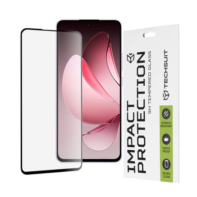 Folie de protectie pentru OPPO Reno13 F 4G, Techsuit 111D Full Cover / Full Glue Glass