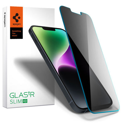 Folie de protectie pentru iPhone 13, Spigen Glas.tR Slim (AGL03393)