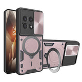 Husa pentru OnePlus 13R, Techsuit CamGuard Pro, roz auriu