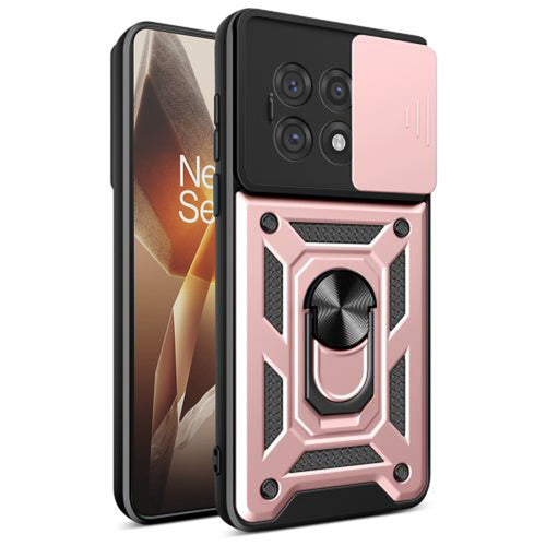 Husa pentru OnePlus 13R, Techsuit CamShield Series, roz