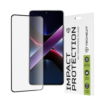 Folie de protectie pentru Xiaomi POCO X7 Pro, Techsuit 111D Full Cover / Full Glue Glass