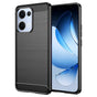 Husa pentru OPPO Reno13, Techsuit Carbon Silicone, negru