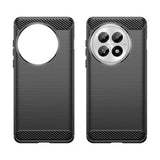 Husa pentru OnePlus 13R, Techsuit Carbon Silicone, albastru